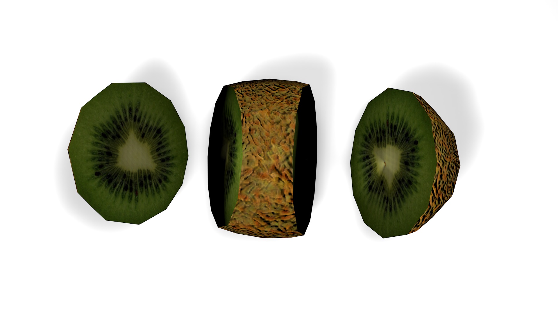 Kiwi made in Cinema 4D for Fruit-Slinger App