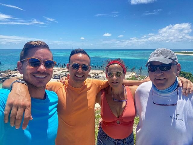 Took these 3 to the #DryTortugas today for their first time! ☀️ 🌴