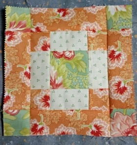 Somerset Fabrics - a made a 2nd BLOCK TWO so I can shuffle them all into my quilt later. My! - how different BLOCK TWO looks when you change where you place the light and dark colors. I predict that I will learn more about colors while we make this quilt. (I have a lot to learn!)