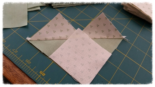 Place a small square: