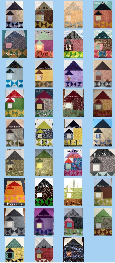  Quilt - A- Long participants Block 4 photo share.