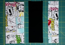 Photo #11: Press all pockets in half lengthwise, Right sides together