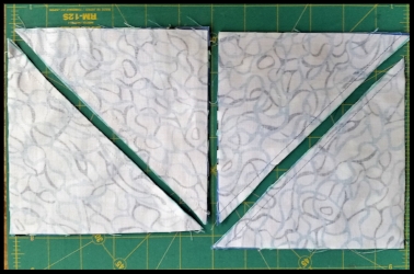 Cut apart on the drawn line.