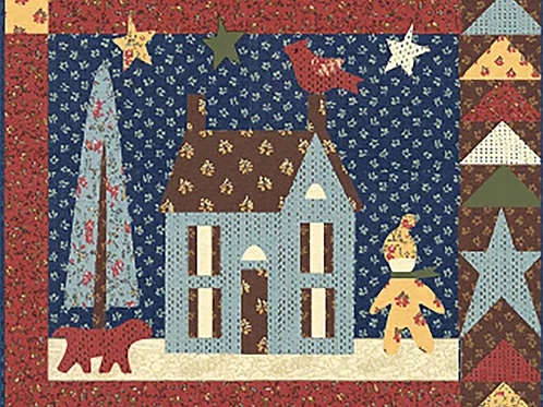 Grandma’s House, a pattern designed be Jan Patek shown here in Betsy’s Sarah’s Story fabric.