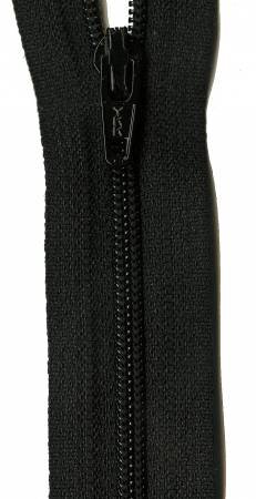 BASIC BLACK 14 inch YKK Zipper #301 — Rocking Chair Quilts