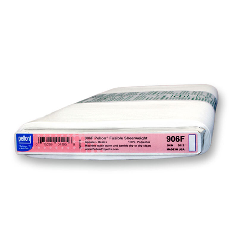 Pellon, White, PLF36 Ultra Lightweight Fusible Interfacing, 15 x 3 Yards  Package