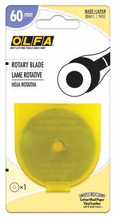 Rotary Cutter Blades - RB60-1 - 60mm - 1 per package
