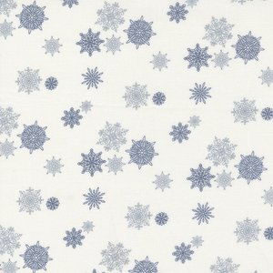 White on White Snowflakes – Off the Rails Quilting