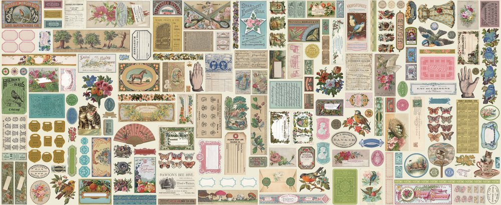 Junk Journal - Moda Fabrics - 7419 - 12 - Pages - Parchment