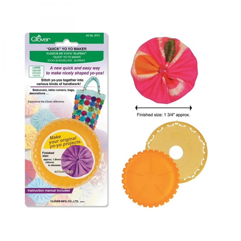 Quilting Clover Yo Yo Makers Clover Quick Yo-Yo Maker Large 8701
