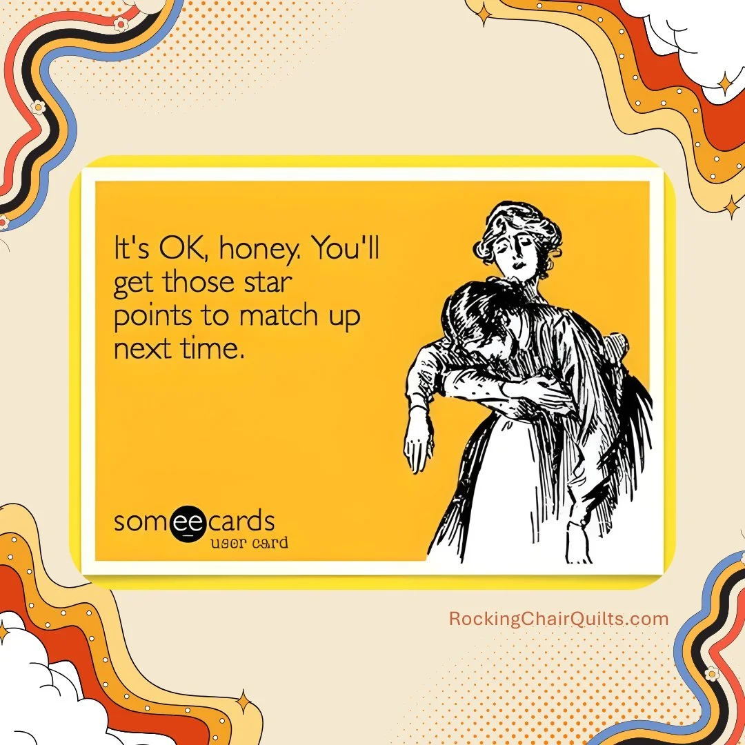 #doneisbetterthanperfect #livingonthequiltededgeoflife #rockingchairquilts #enjoythesew