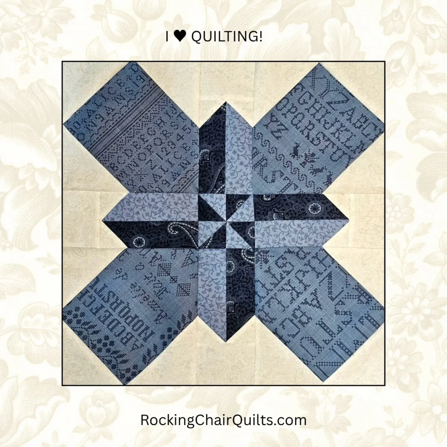 Blockheads 6 sew along! Here is this week's free block pattern from @modafabrics 
This week&rsquo;s block is Criss Cross Apple Sauce by Laura Muir of @createjoyproject  Laura's block is an 18-inch beauty that&rsquo;s full of movement, color, and oppo