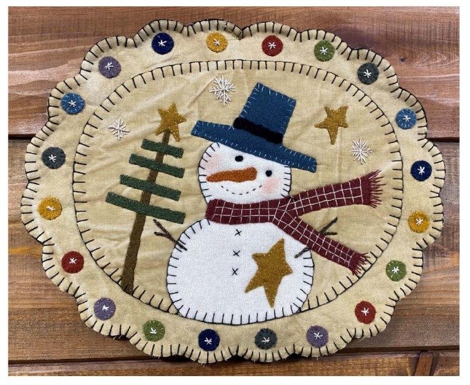 FREE PATTERN! 🎄⭐🎄⭐🎄
Wool Project Pattern Simone &bull; Free Digital Download
Free Pattern provided by Marcus Fabrics in cooperation with The Smithsonian. Pattern designed by Pastthyme Patterns by Rebekah L. Smith
Simone - Snowperson wool project F