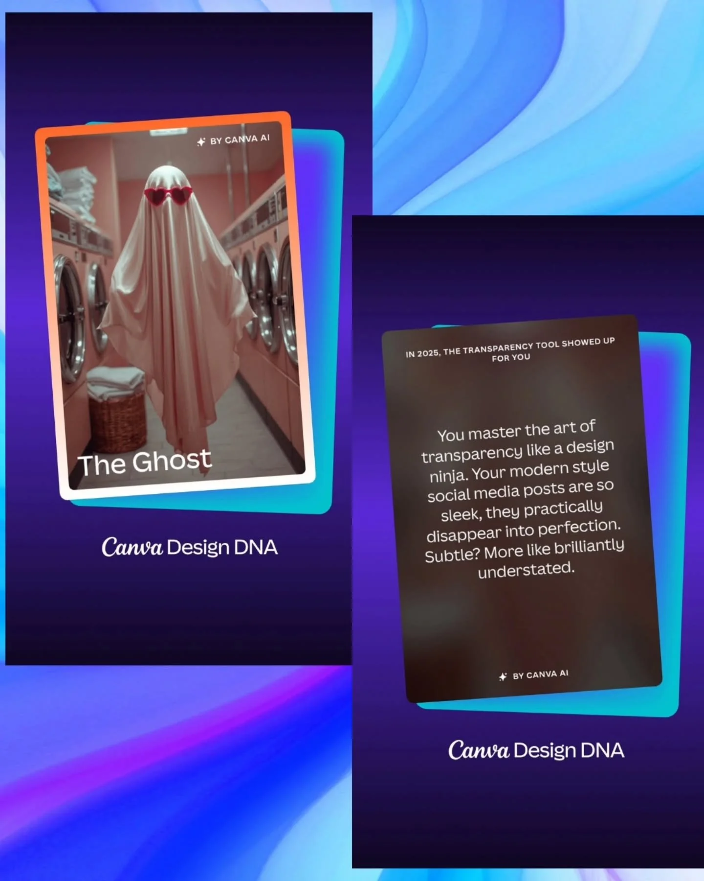 @Canva says I am a ninja. I think not. However: I will stake a claim as an AI laundromat ghost, having spent a few too many days in laundromats  in September and October during a remodel at home. Our home laundry is back up and running now , and I wi