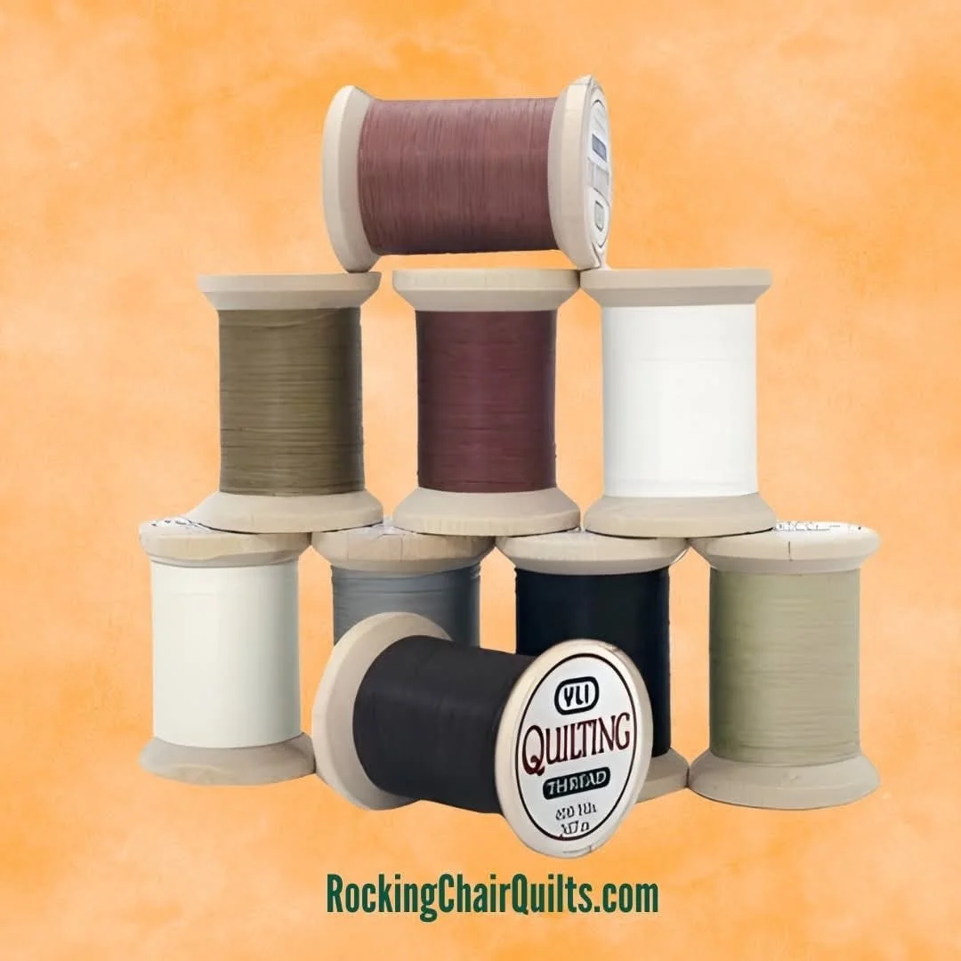 When @ylithreads  introduced their Hand Quilting Thread 24 years ago, it was the best hand quilting thread on the market. Updated for today's hand quilters YLI  is still the best, 100% cotton, hand quilting thread. The glazed finish keeps it from tan