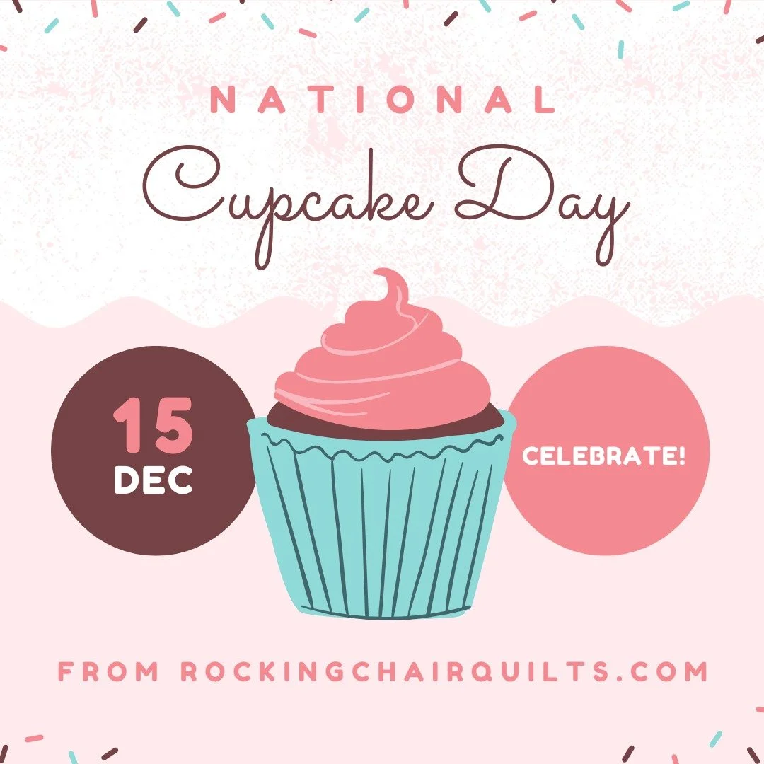 National Cupcake Day, who knew? We don't need a special day to celebrate cupcakes. We'll pay homage to this mighty treat on any day! 😃
Our current favorite is a red velvet, wearing a tall buttercream hat of frosting. Yummy! What's your favorite cupc