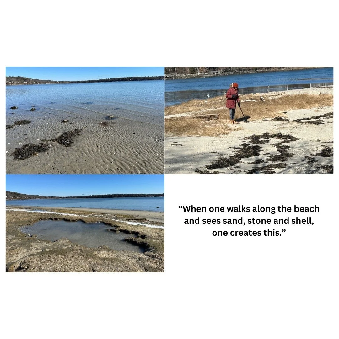 Installation - Feb 2024, Broad Cove Beach, Falmouth ME