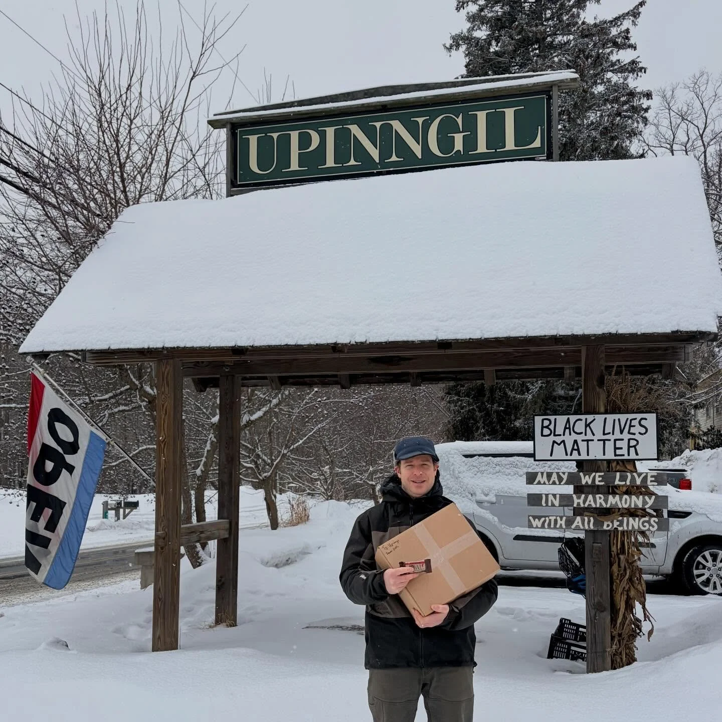 New stockist alert! @upinngil in Gill, MA recently added 🦉 bars to their offerings.  Sorrel and Isaac have done a tremendous job procuring local and specialty foods and crafts to add to their own value added farm goods and bakery items. As locals (a