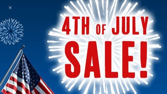 We&rsquo;re having a FOUR day SALE for the Fourth of July and it starts NOW!

We&rsquo;re celebrating Independence Day by offering $17 off online orders over $76. Sitewide. All items. Four Days.

Use coupon code 1776 during online checkout.

Valid Th