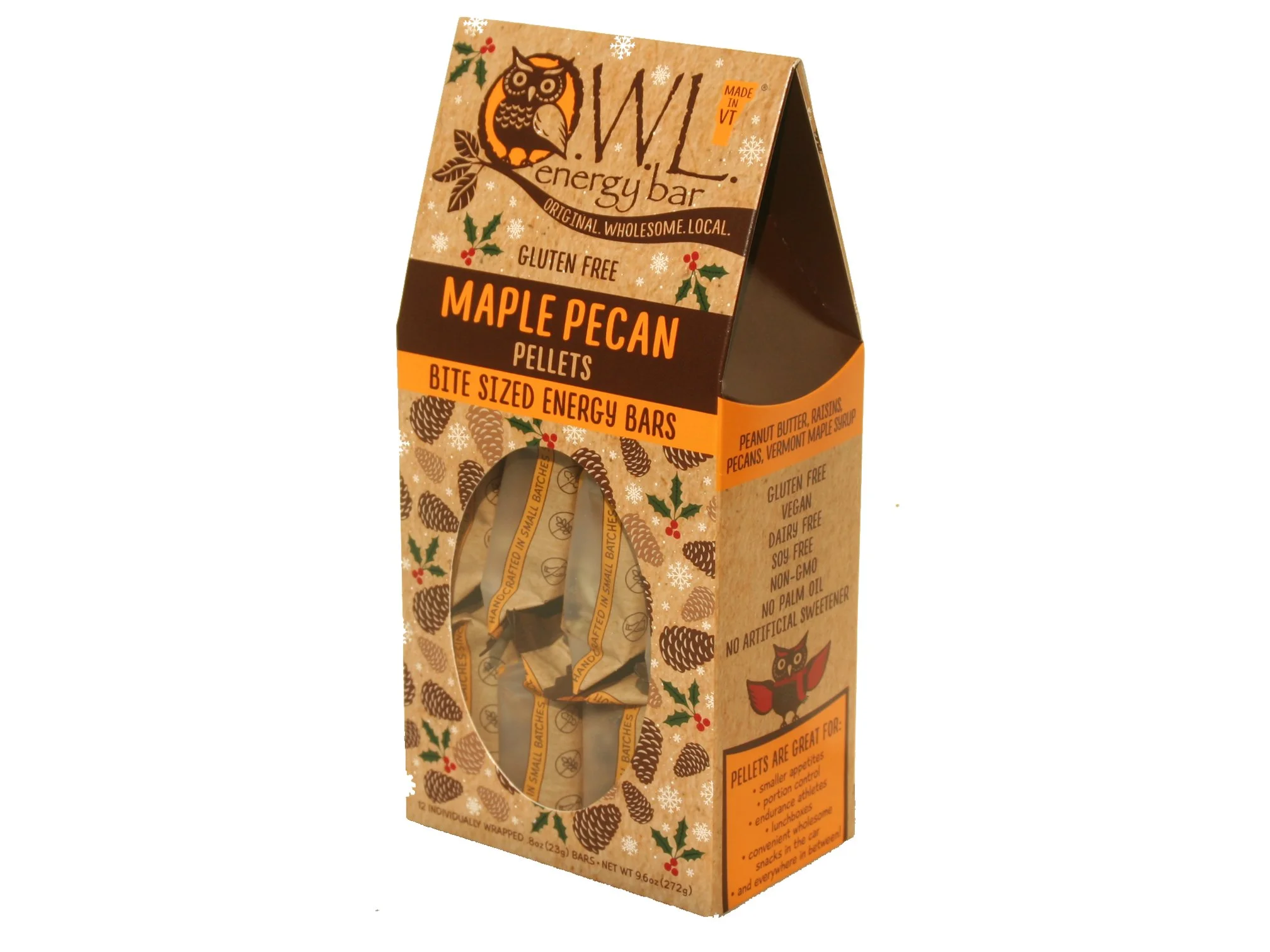 Maple Pecan OWL Pellet Pouch-Winter Edition