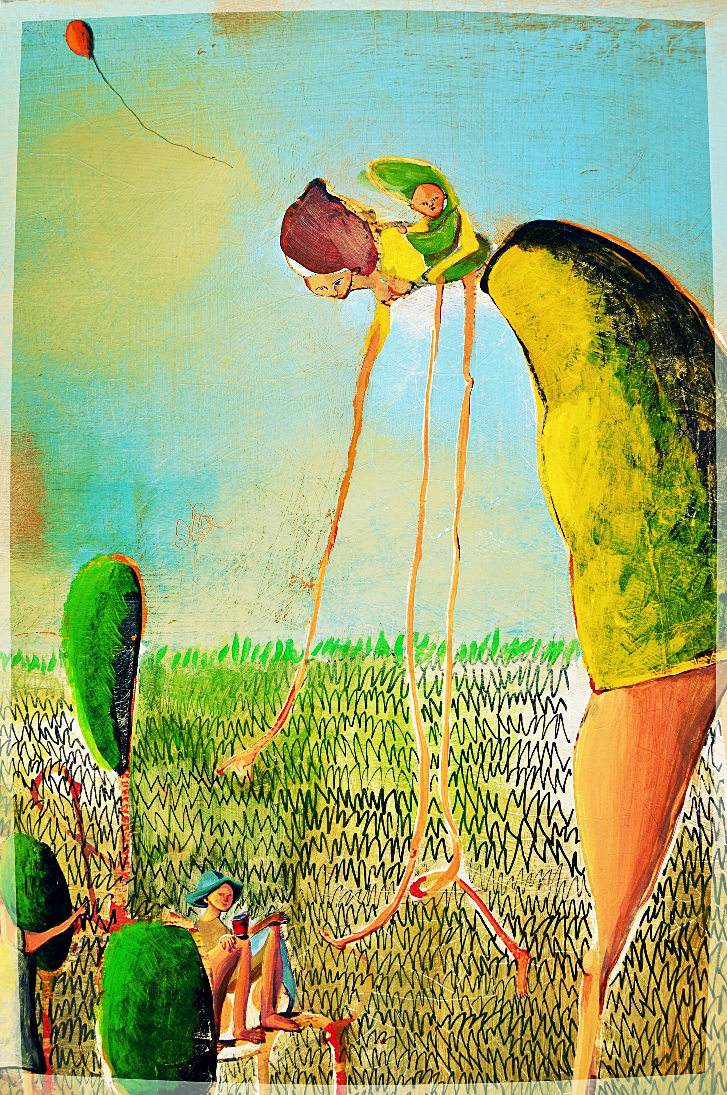 caminar en el parque (detail)