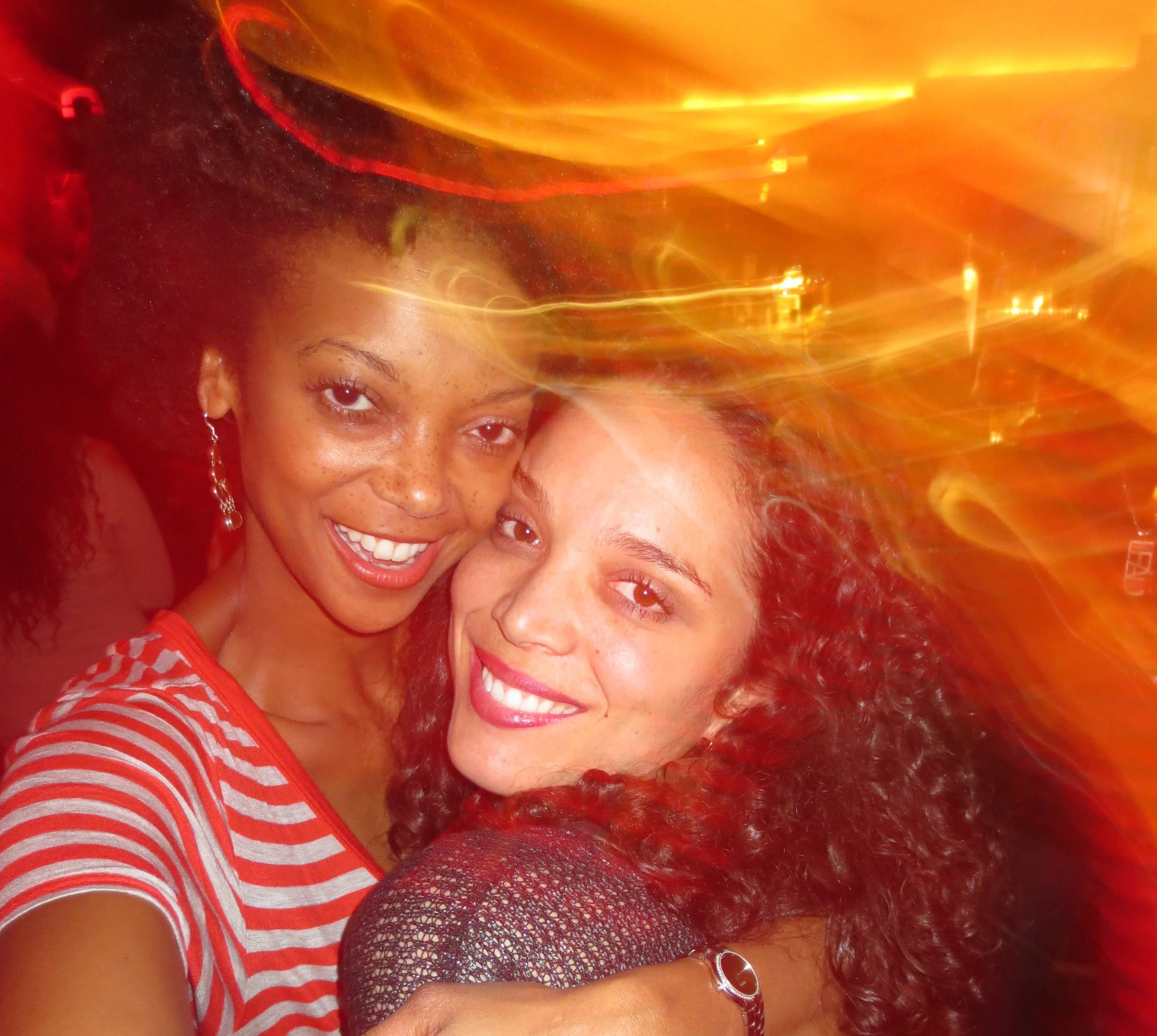 Me and Daphnee on the dance floor in NYC.