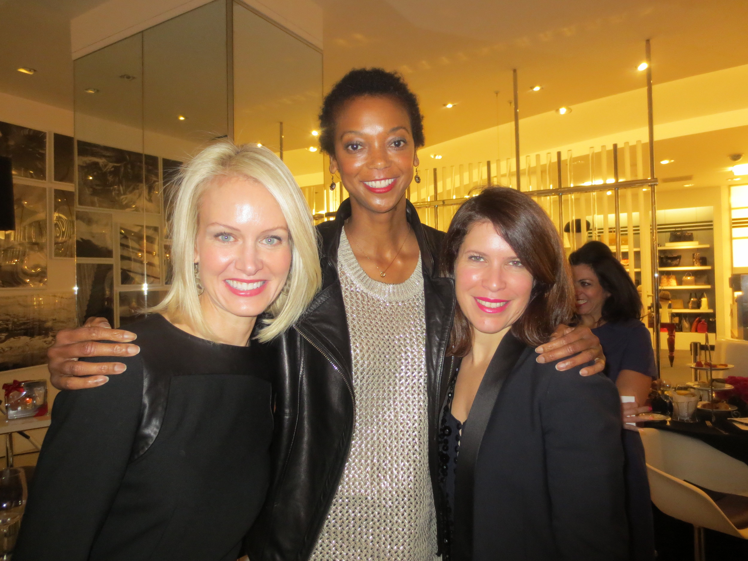 With Genevieve from More Magazine and Laura from Lancome.