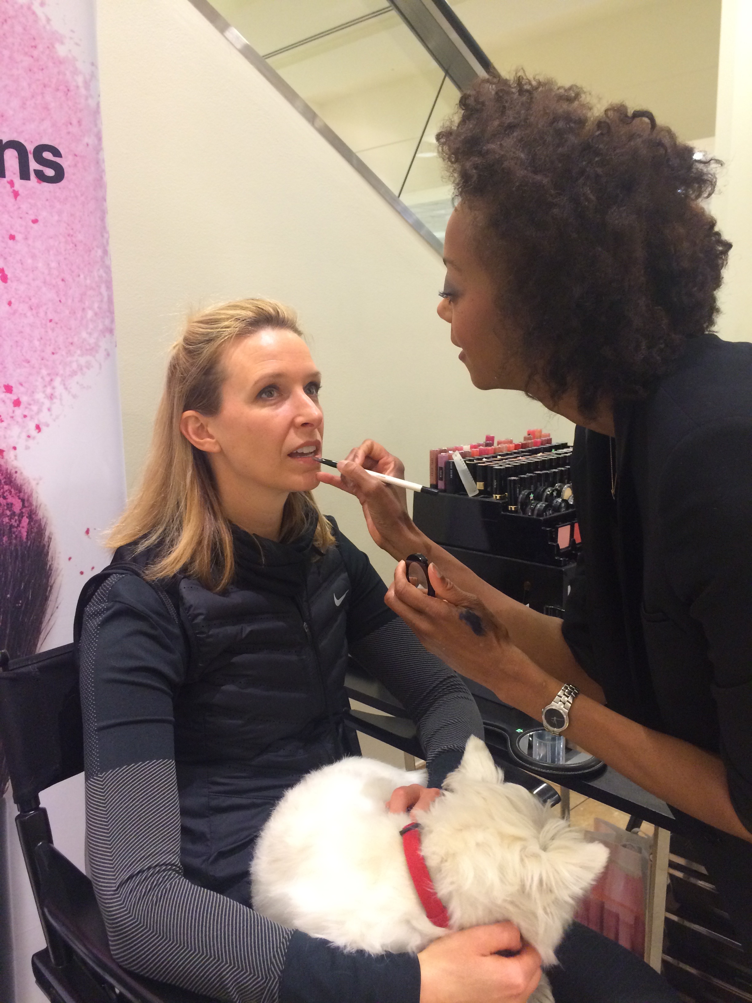 Doing a lil makeup magic.