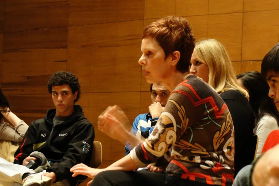 San Juan Auditorium, with young pianists, 2013.
