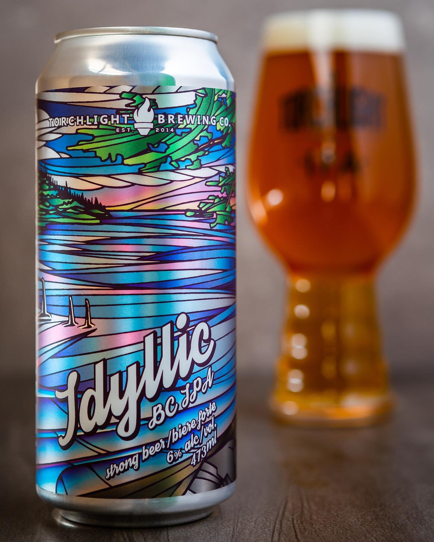 It&rsquo;s back!!
And just in time for that summer heat wave 🥵 cool off with a refreshing Idyllic IPA.
.
This is a must grab for any and all summer activities as it pairs beautifully with the great outdoors. On tap now and in stores 🍻 
.
.
.
.
.
.
