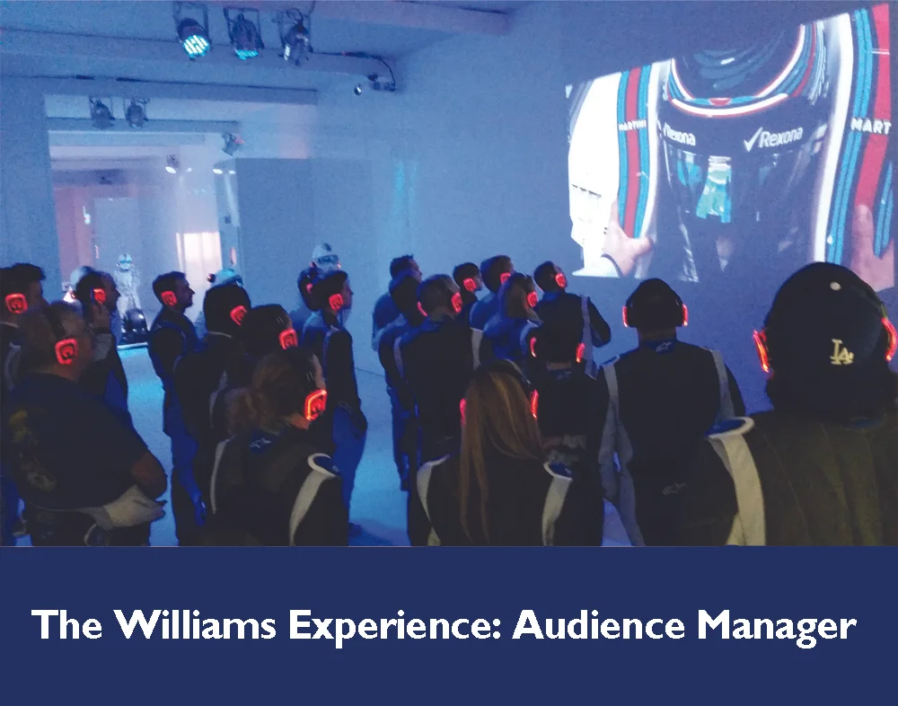 Audience Manager: The Williams Experience, Motorsports Show 2017, Birmingham NEC. January 2017
