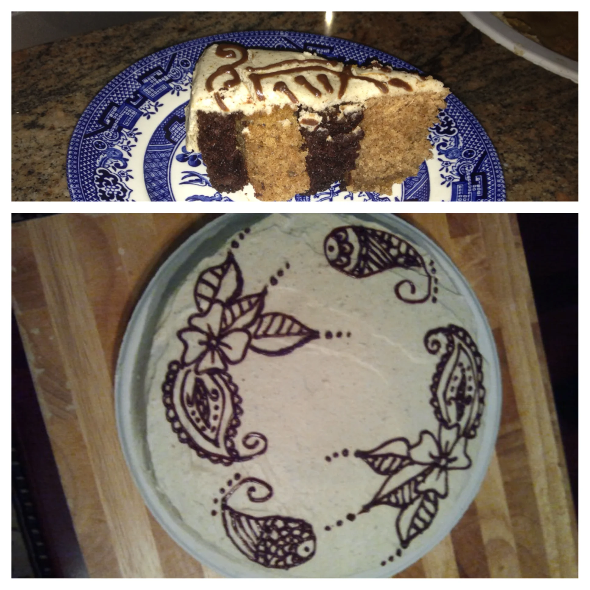 Chocolate Chai Vertical Layer Cake