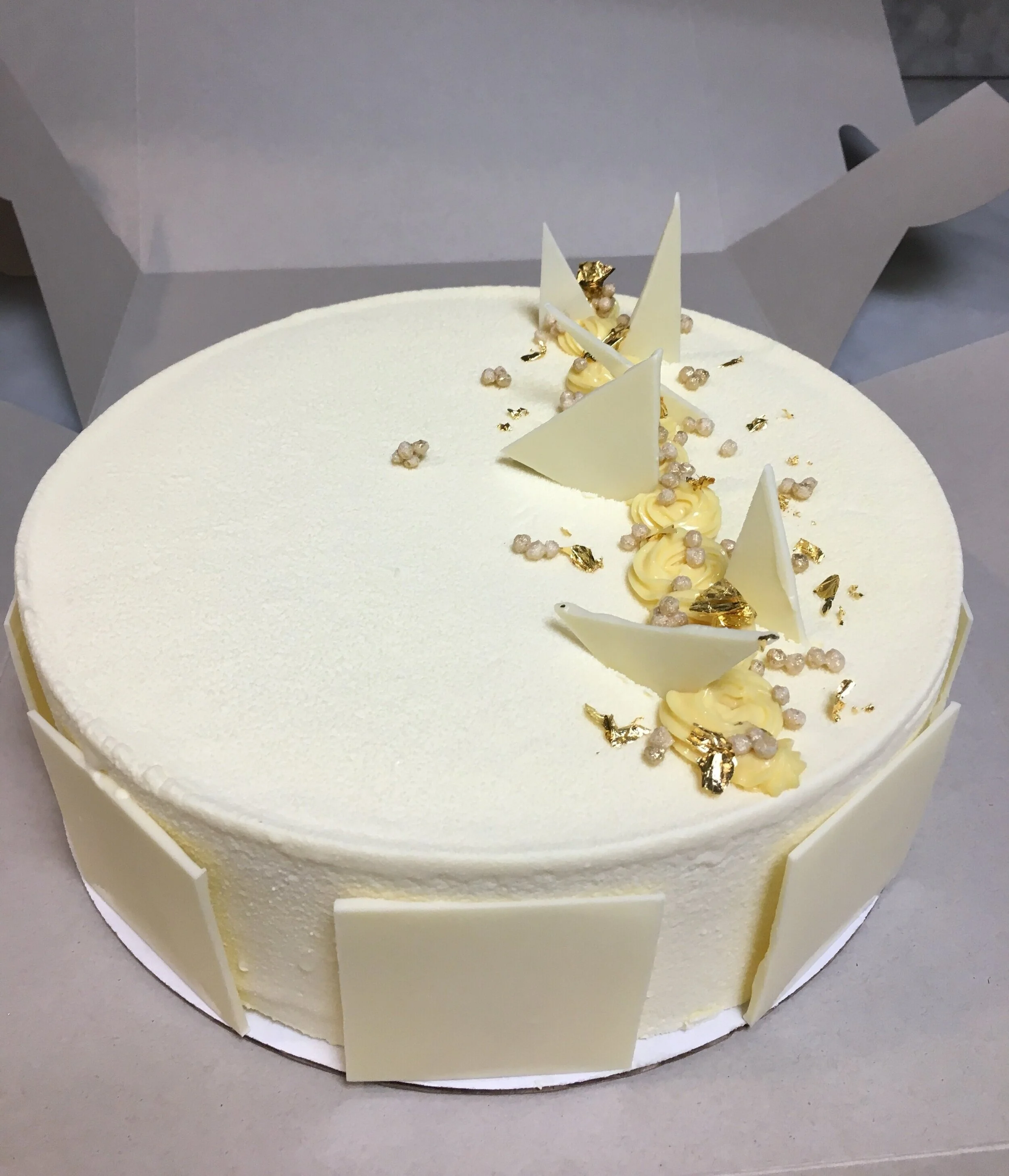 Coconut Passion Fruit Cake