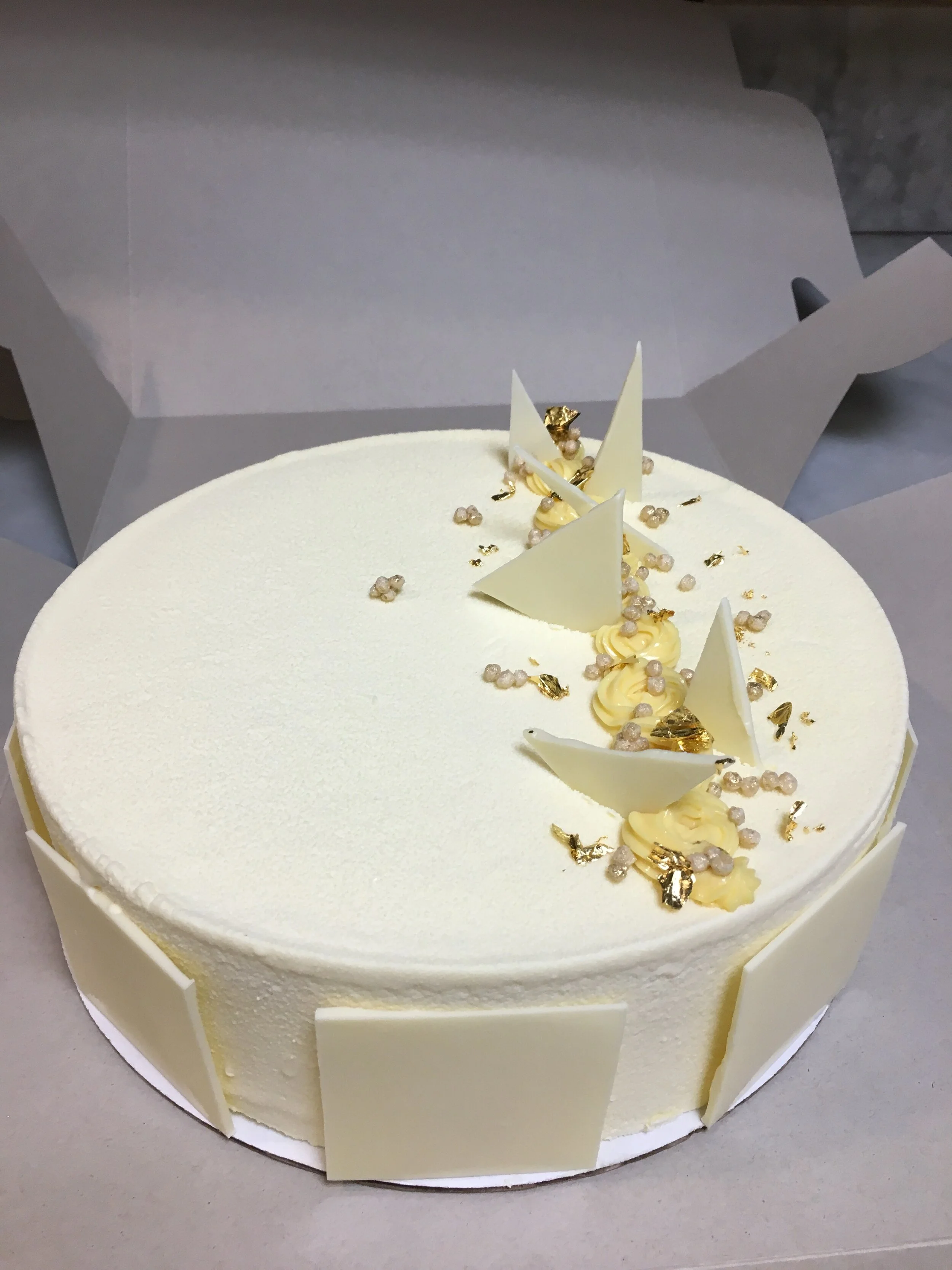 Coconut Passion Fruit Cake