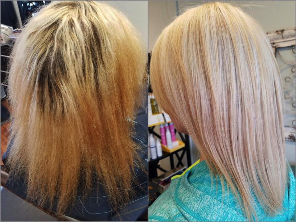 FORMULA FRIDAY by Kirsti Hawthorne Formula: 1. Cleansed the ends with deep cleansing + Ligh10 + HOT water 2. Foiled roots with 20 vol Emulsion, ends with 10 vol Emulsion + safe lightener complex 3. Toned with 24g Pearl + 6g Silver Smoothies Styling: Leave in Spray Argan Oil Extra Firm Hold Hairspray
