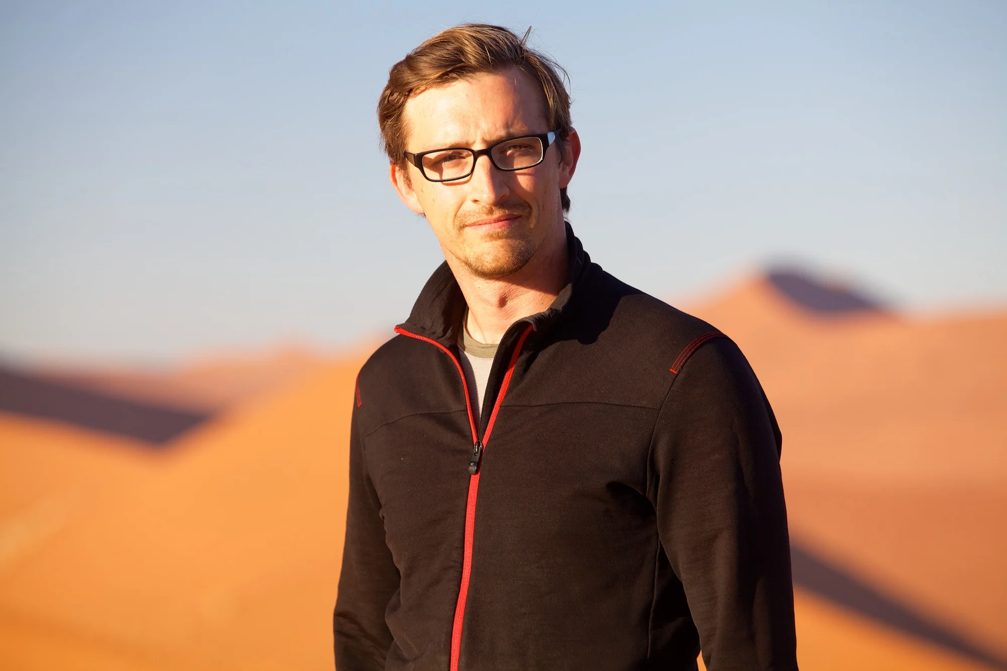 Travis Steffens in Namibia