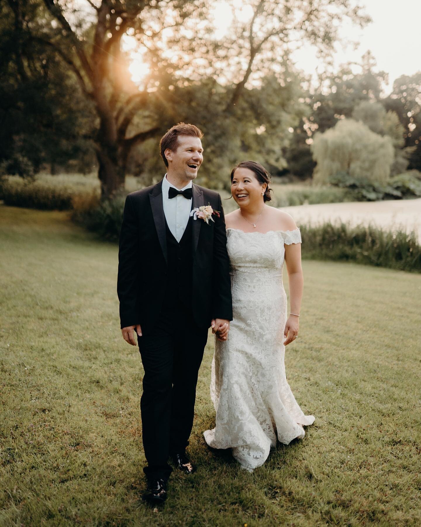 Evening stroll at @larchfield_estate ☀️

Joanna &amp; Gareth managed to pick one of the hottest days NI has ever seen for their amazing wedding. It was great to see them enjoying their day with friends and family that travelled from all over to be wi