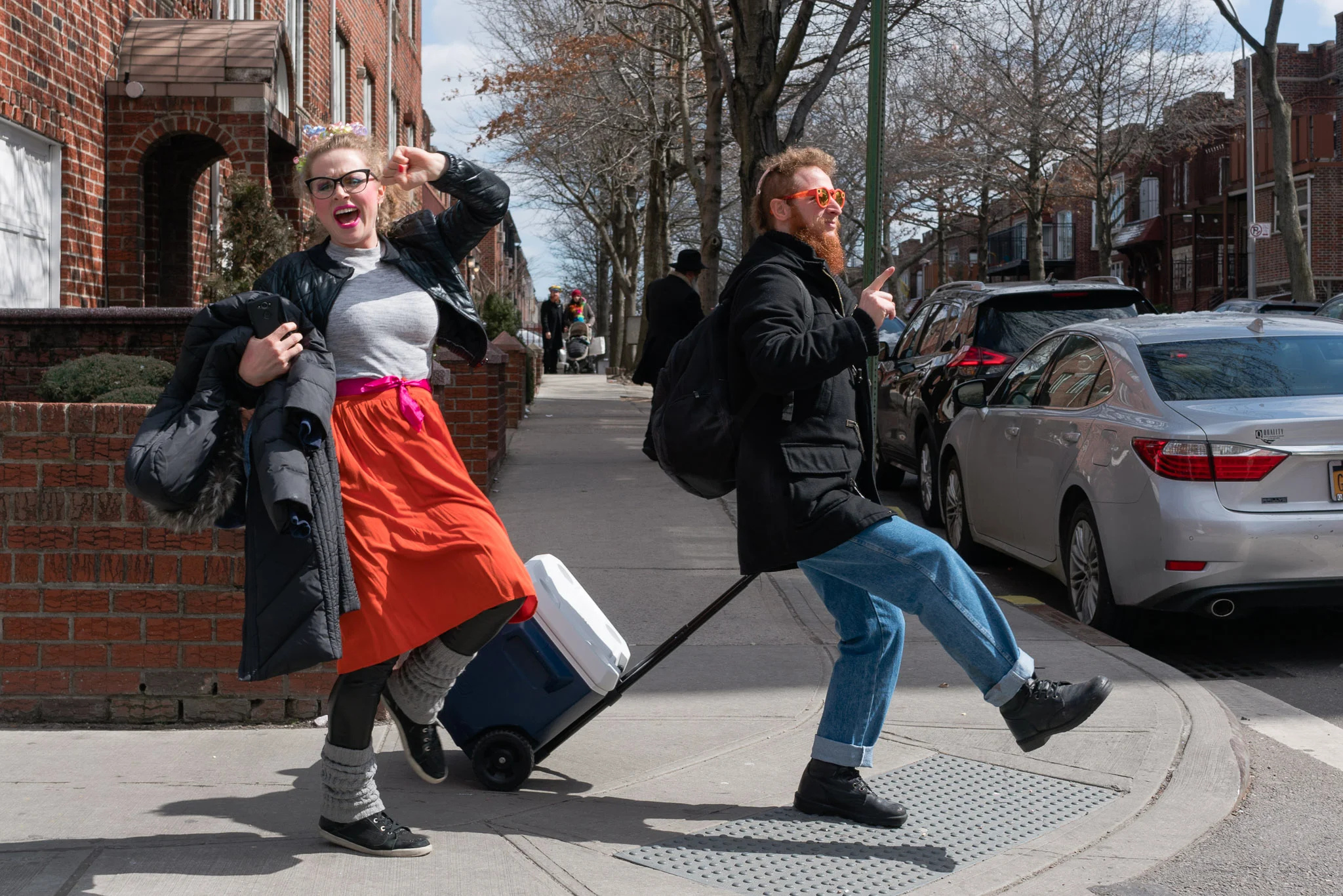 Purim in Crown Heights, 2017