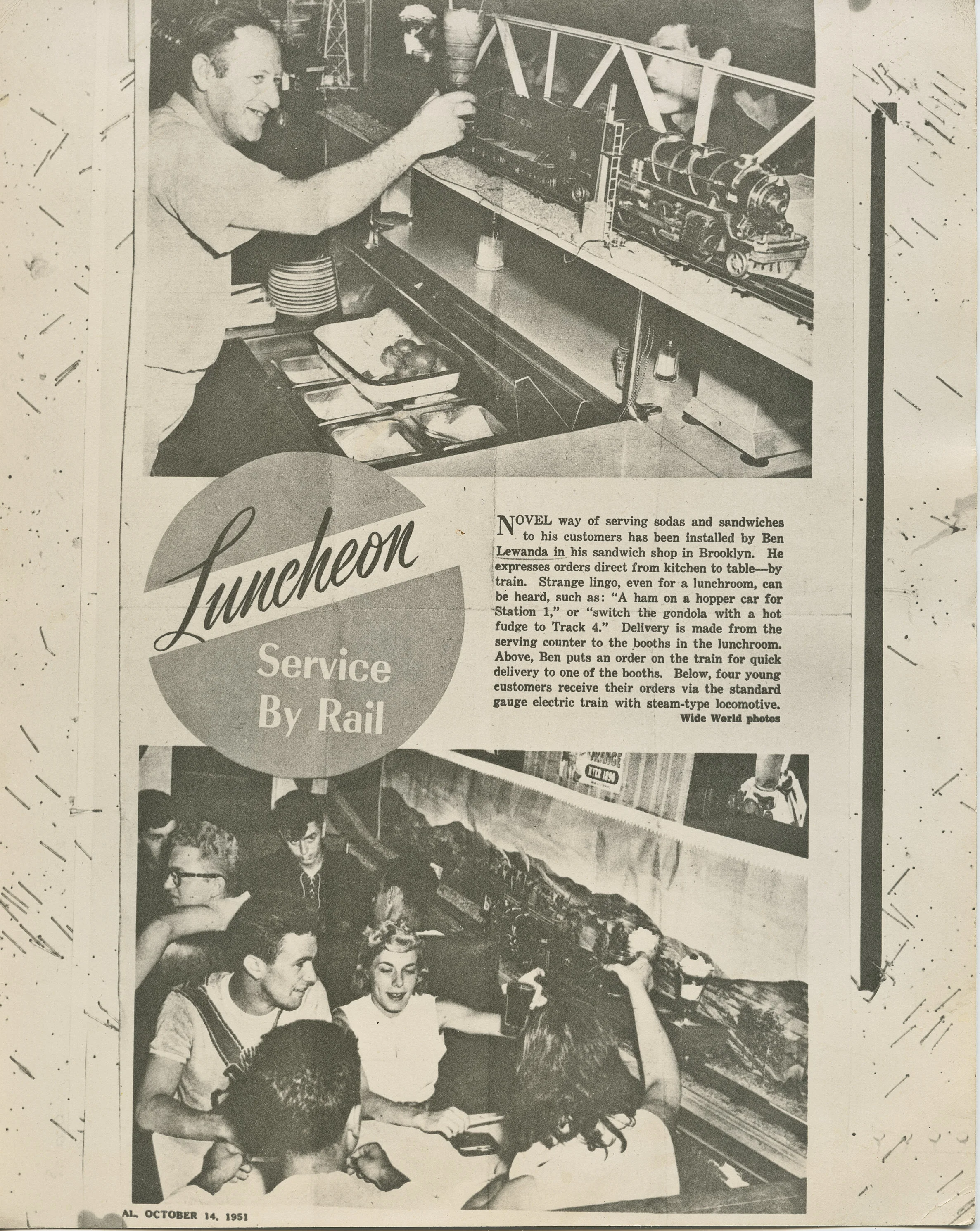 Luncheon By Rail