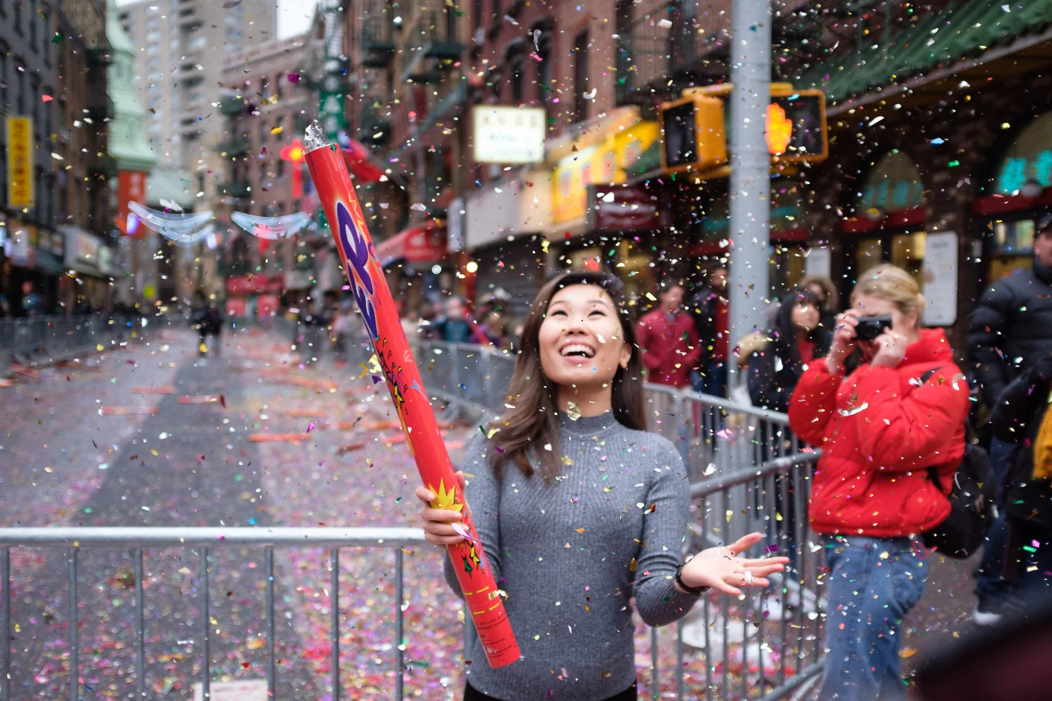 Lunar New Year Parade aftermath, Chinatown