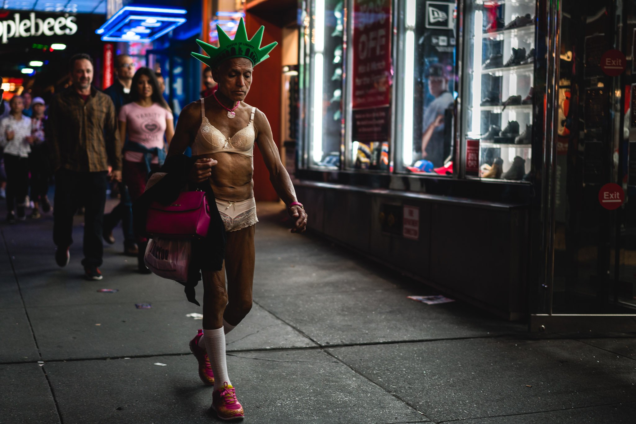 Midtown at night, Labor Day Weekend