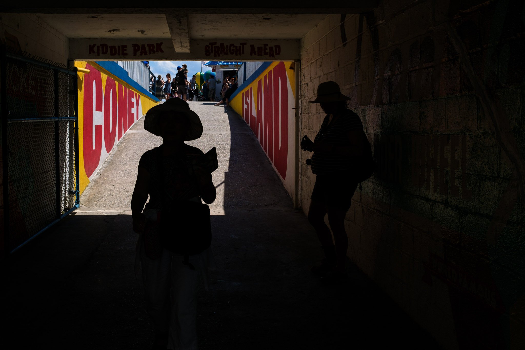 Emerging from the Wonder Wheel