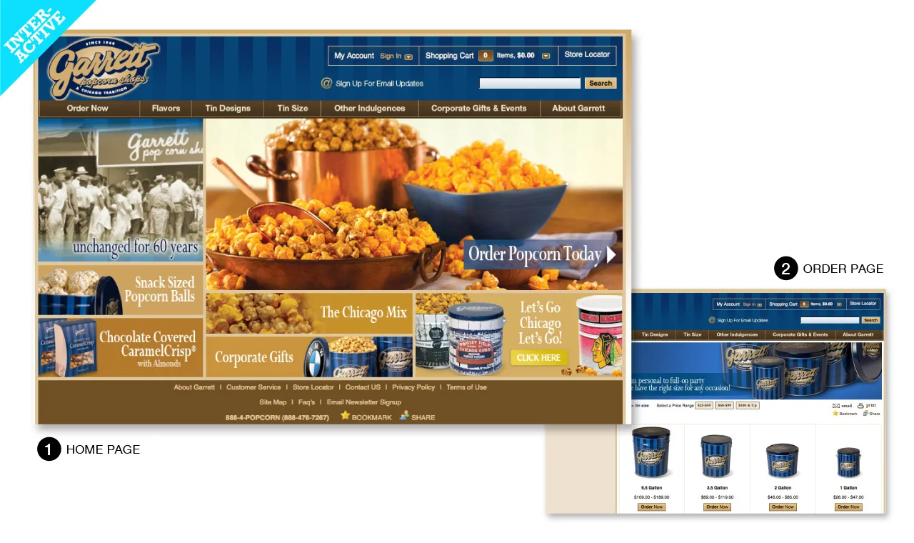 GARRETT POPCORN RETAIL SITE