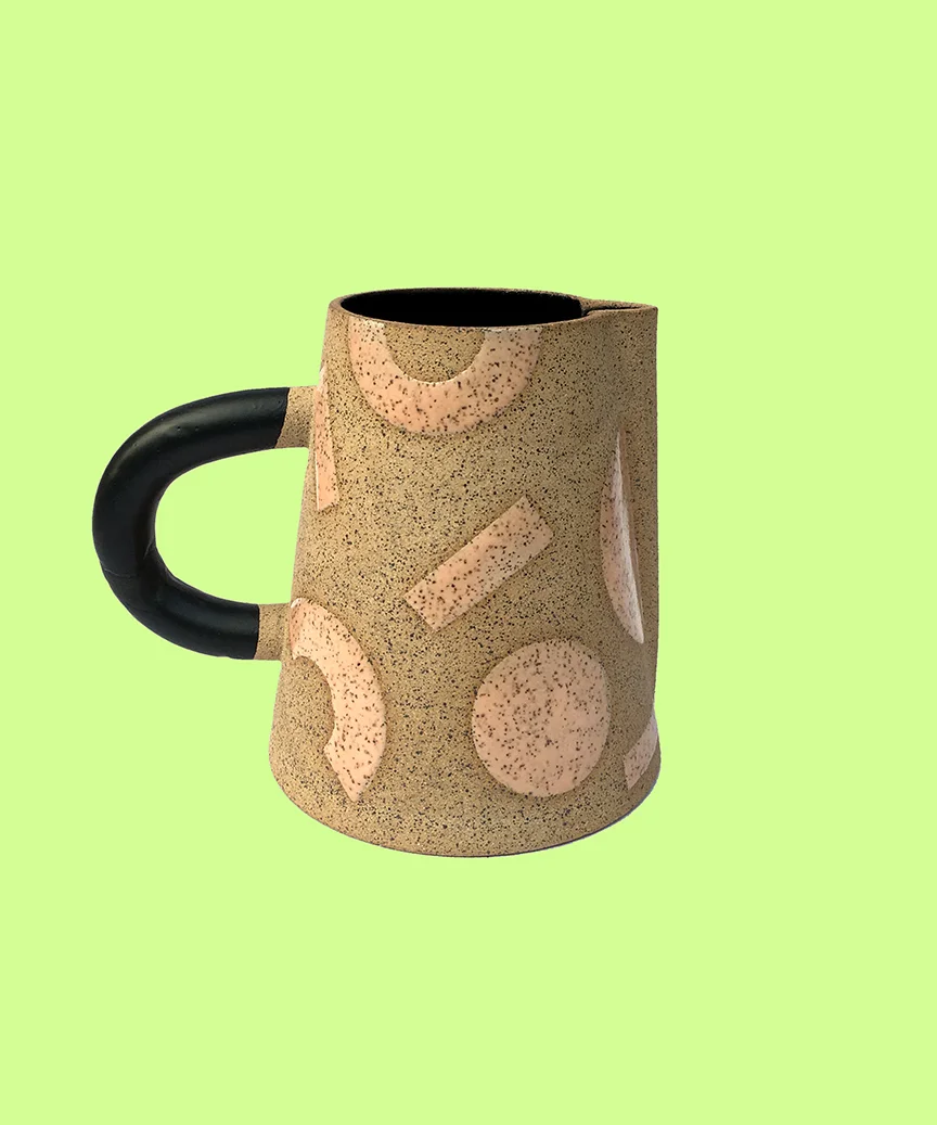 Pink Shapes Pitcher