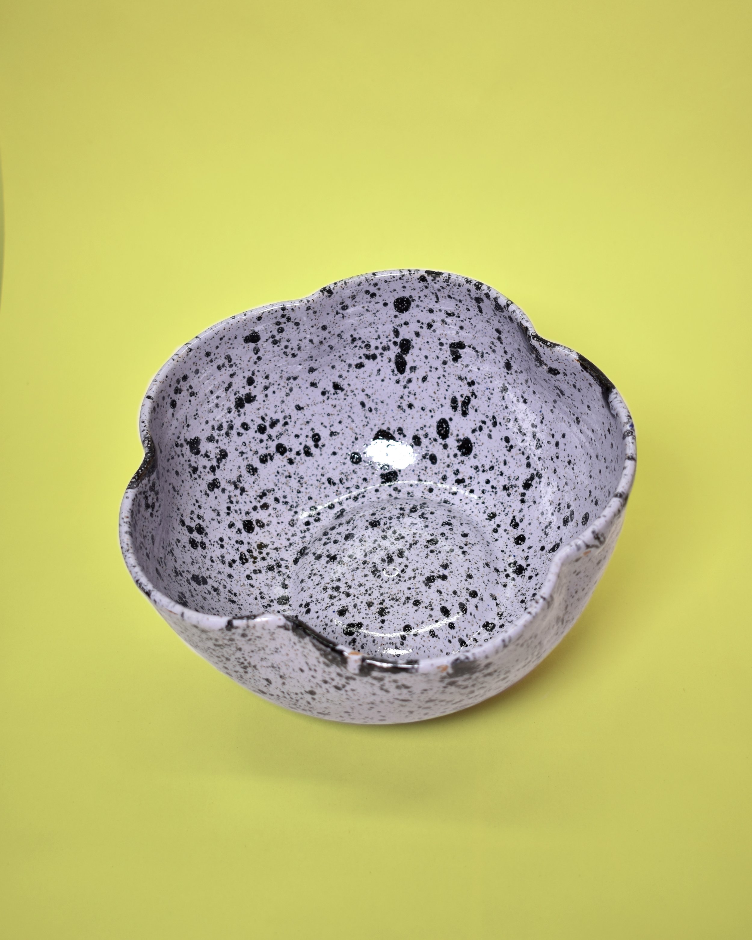 Lavender Flower Medium Serving Bowl