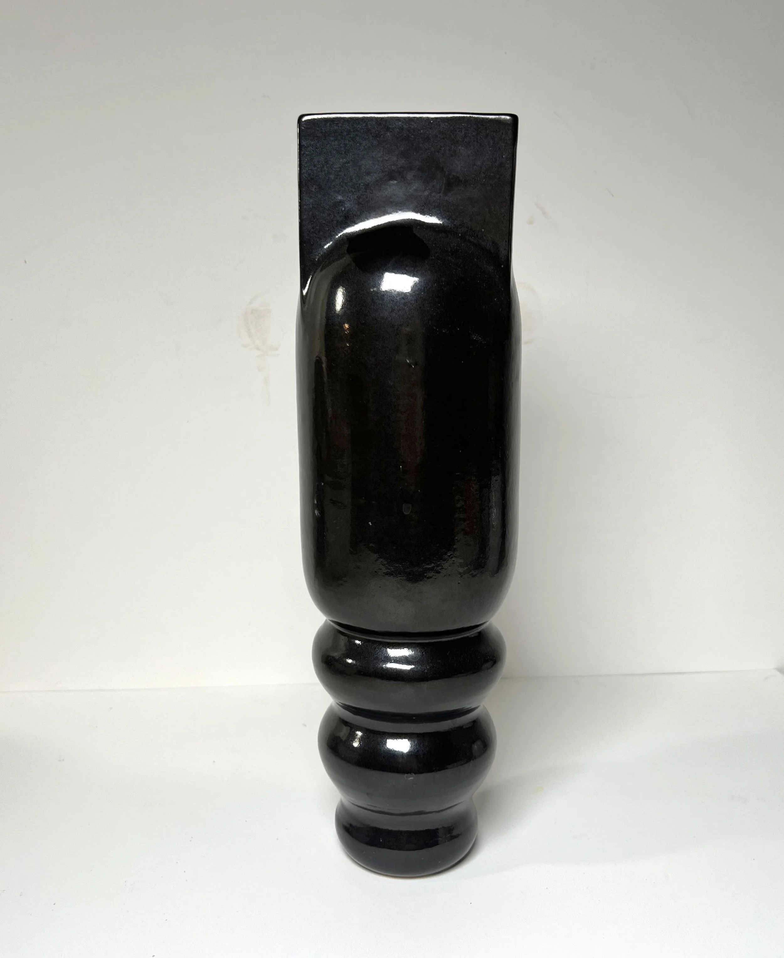 Black Stack Vase