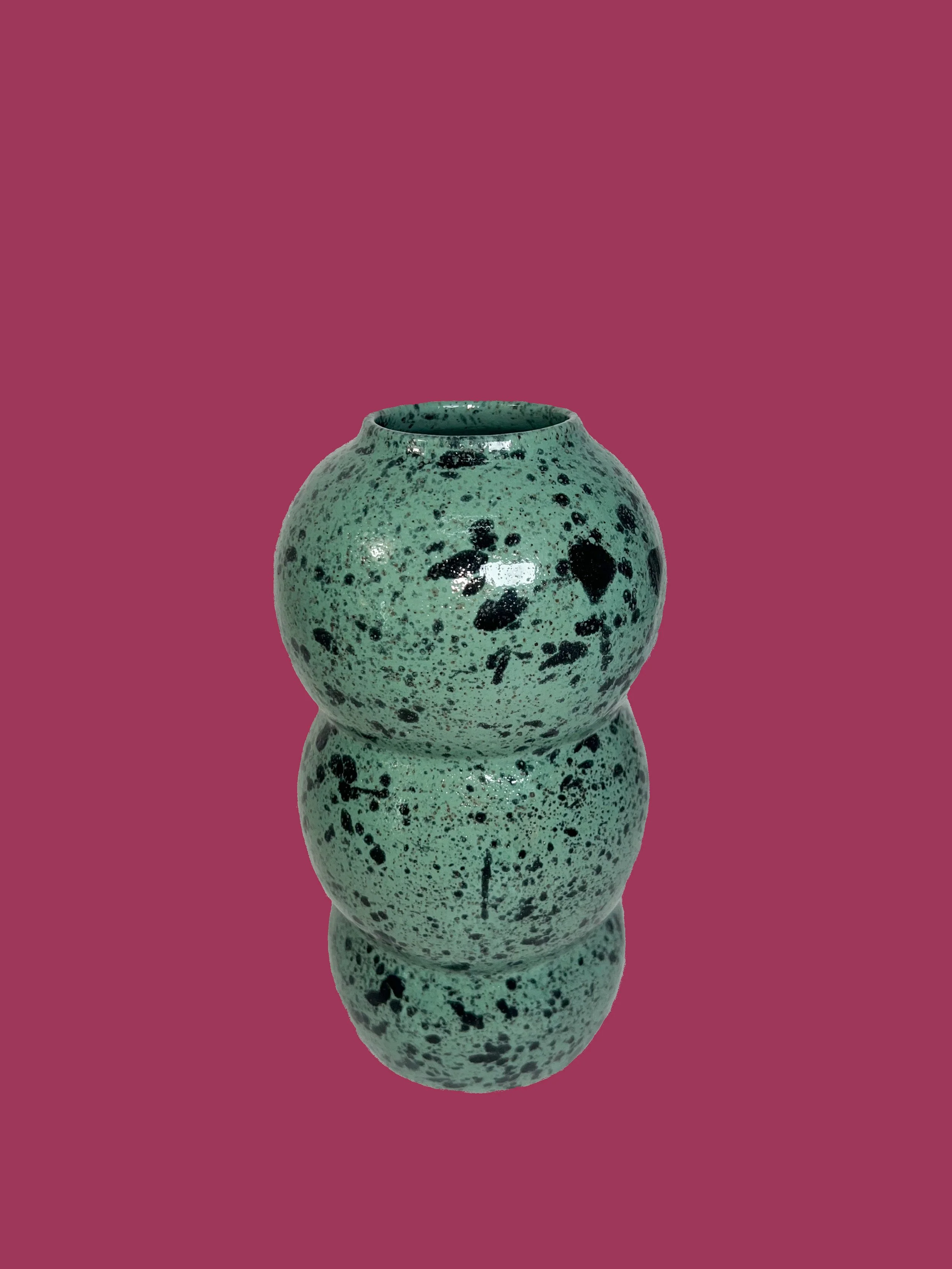 Dalmatian Jasper Bubble Vase