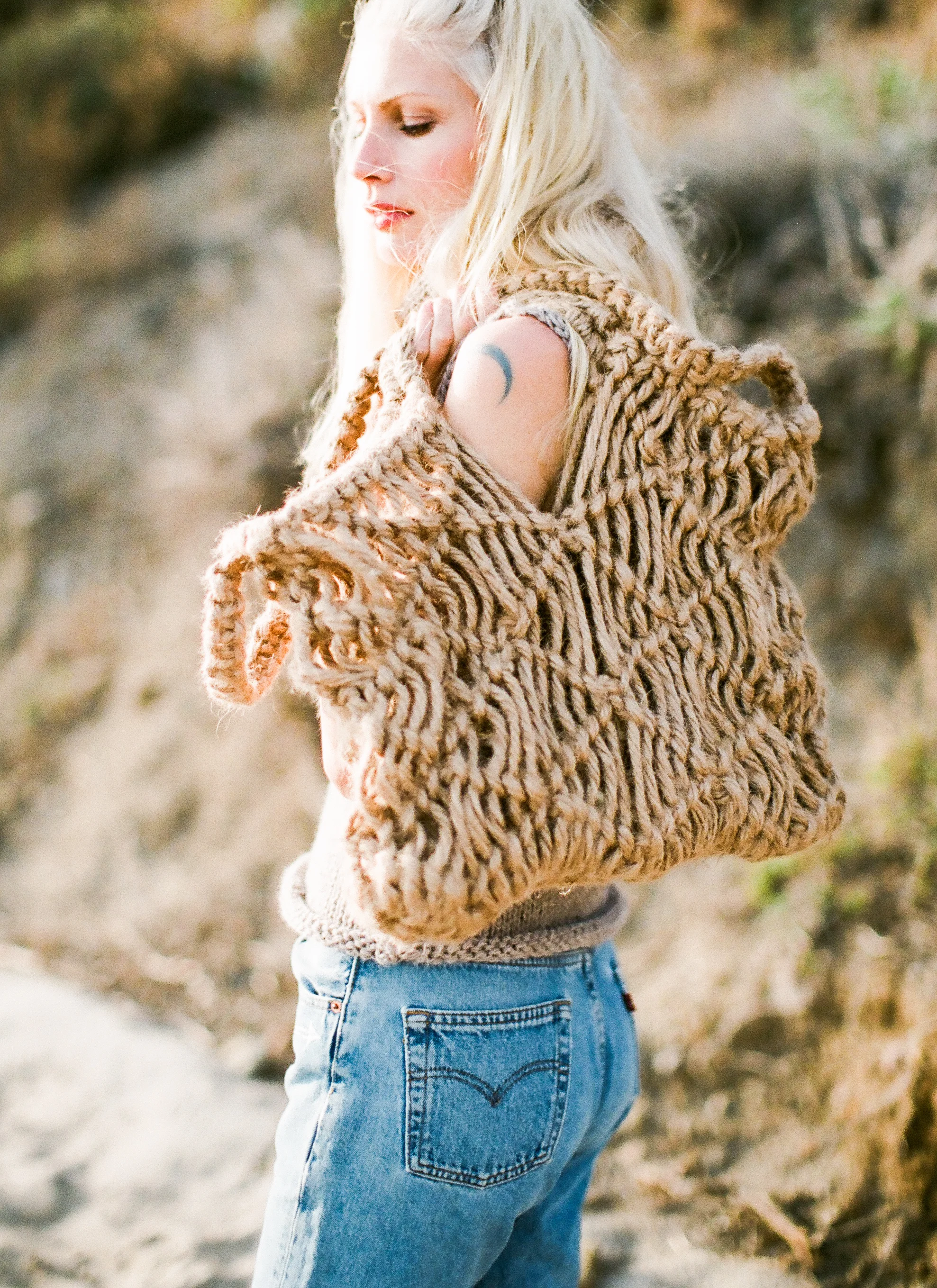 KKIBO Bea Macrame Market Bag.