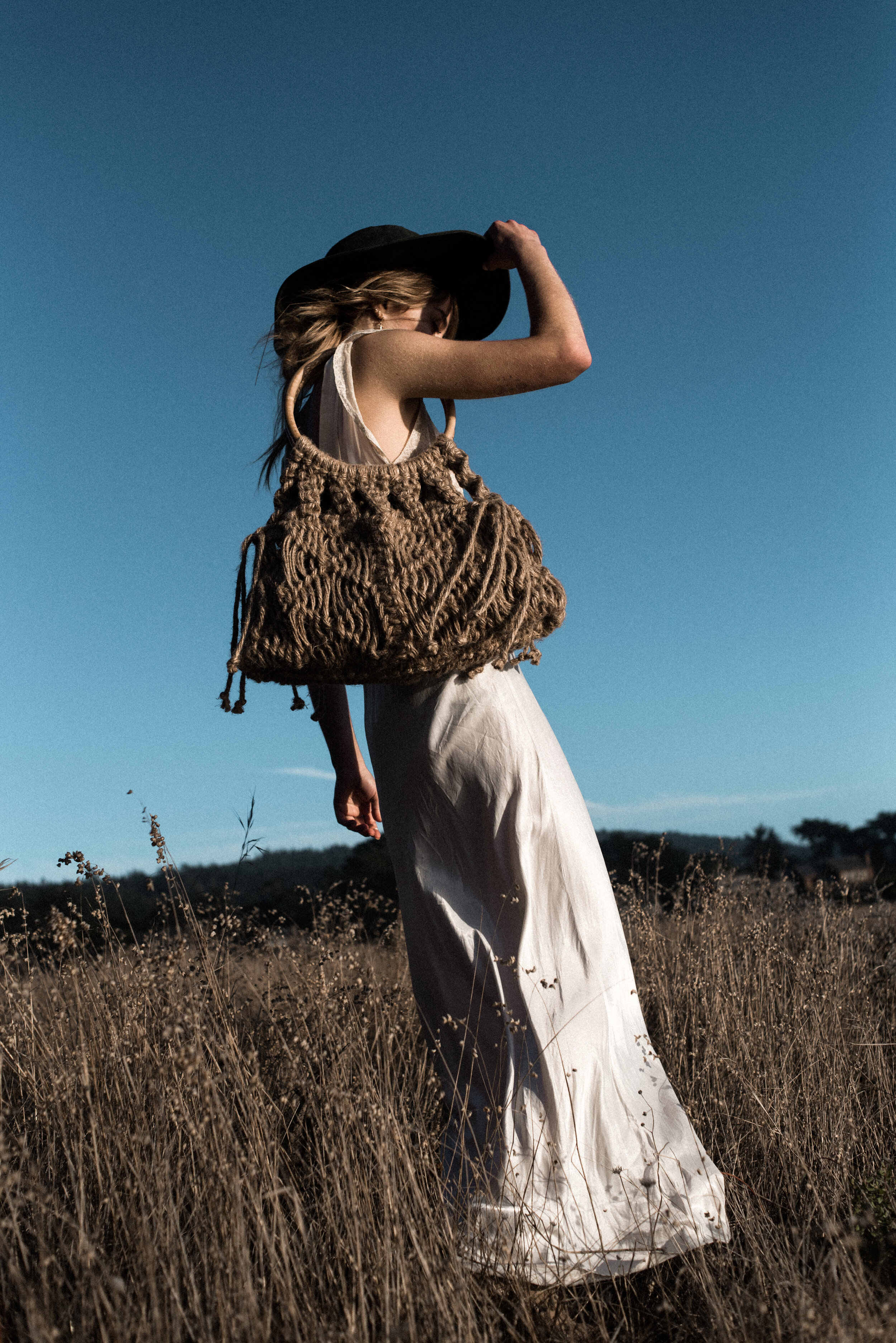 Hannah Macrame Market Bag