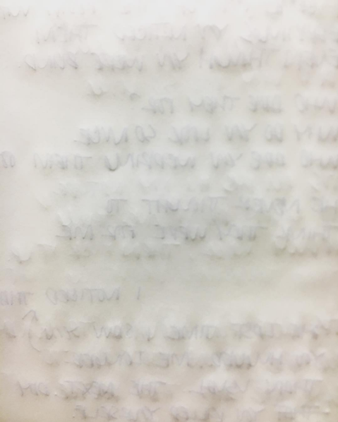 Journal Impressions, Digital Archival Print, 2017